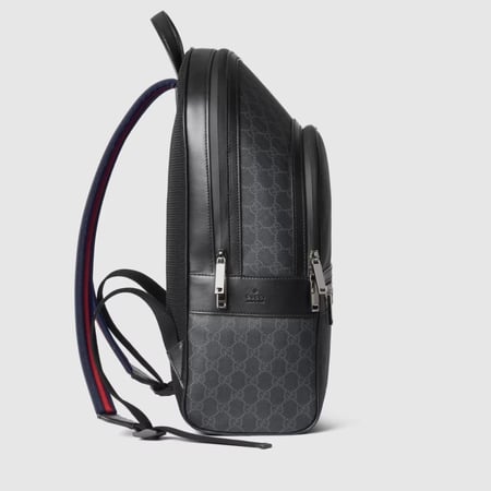 شنطة قوتشي ظهر GG Black medium backpack