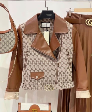 جاكيت قوتشي بني