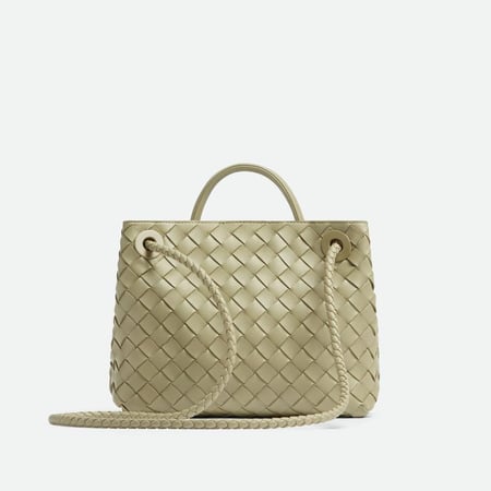 شنطة بوتيغا اخضر فاتح صغير BOTTEGA VENETA