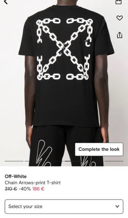 تيشيرت اوف وايت