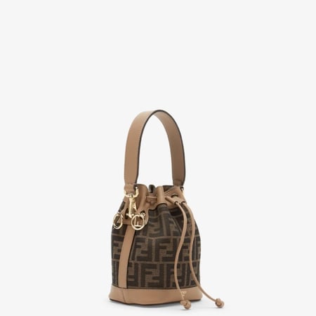 شنطة فندي Mon Tresor Brown FF fabric mini-bag
