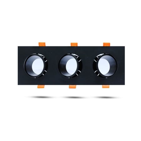 كرتون 20 حبة سبوت لايت مضاد توهج ثلاثي فريم اسود اسود مع العدسات والهولدر