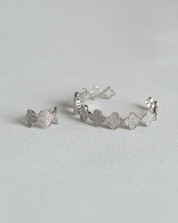 طقم إسوارة + خاتم فان كليف ديزاين ماركة Elegance Lovers