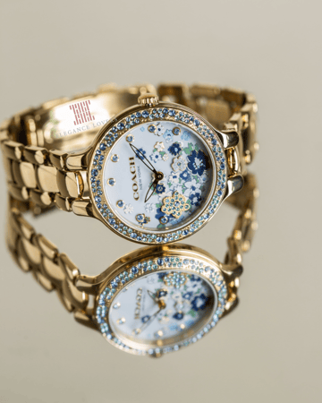 ساعة نسائية ماركة كوتش Chelsea Gold