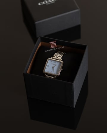 ساعة نسائية ماركة كوتش Champagne Silver