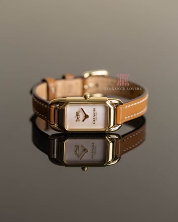 ساعة نسائية ماركة كوتش Cadie Brown Leather