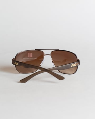 نظارة شمسية رجالية ماركة ارماني اكسشينج - Brown