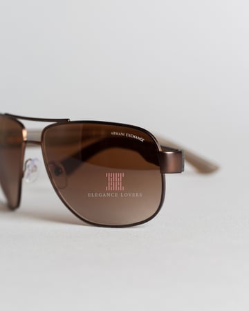 نظارة شمسية رجالية ماركة ارماني اكسشينج - Brown