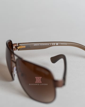 نظارة شمسية رجالية ماركة ارماني اكسشينج - Brown