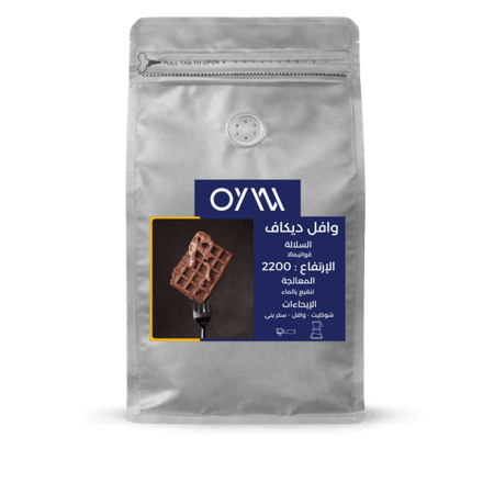 قهوة ديكاف وافل قواتيمالا