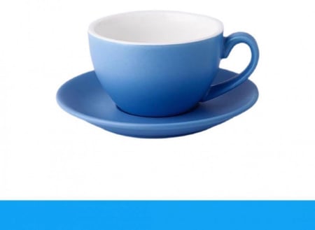 Blue Matt flat white