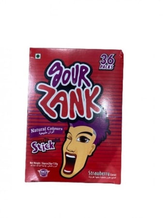 سور زانك اصابع حلوى بنكهة الفراولة 36 حبة