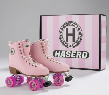 HASERD Pink Roller Skates with Original Branded Gift Box