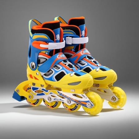 photo of kids skate shoes skate roll in saudi