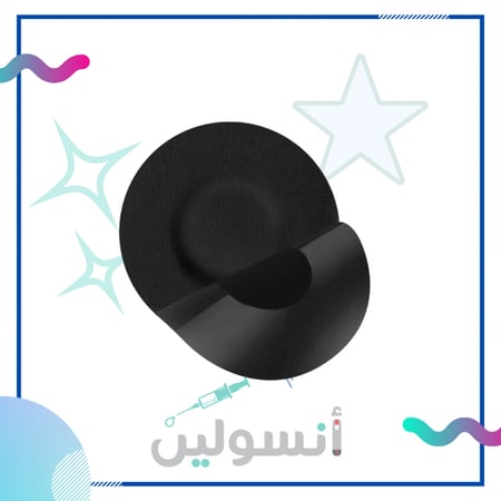 لاصق دائري اسود fixic