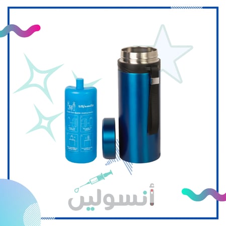 حافظة ستانليس ستيل حجم كبير الى 7 اقلام