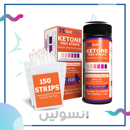 اشرطة تحليل كيتون البول  الانتهاء 6/2026
