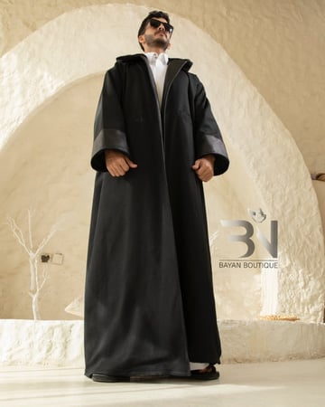 فروة رجالي أسود