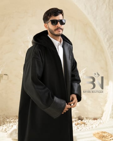 فروة رجالي أسود