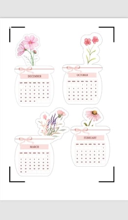 ملف pdf تقويم سنة 2025