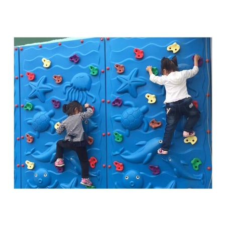 جدار التسلق المرح للأطفال –  230×115 سم