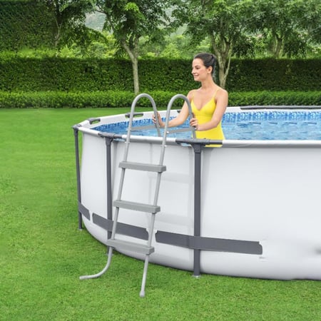 مسبح اعمدة دائري 4.57M X 1.07M رصاصي