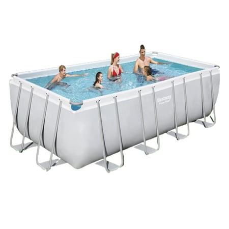 مسبح  اعمدة مستطيل  274 * 549X122  سم رصاصي