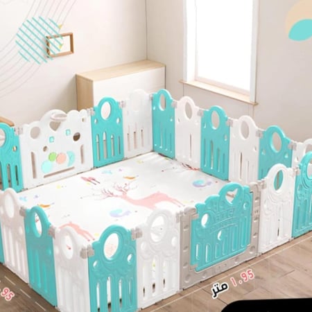 بيت حاجز اطفال مع باب