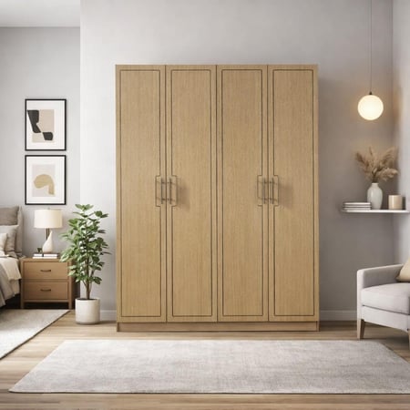 دولاب ملابس 4 ابواب