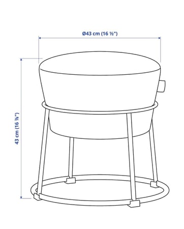 كرسي بوف اسود