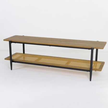 طاولة بلازما لون بني مقاس 160-40-50