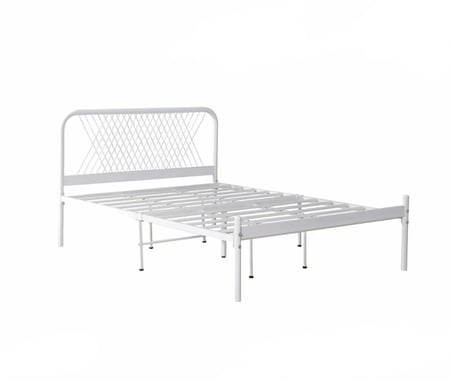 سرير حديد ابيض 200*140