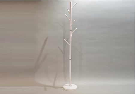 علاق ملابس لون ابيض مقاس 182