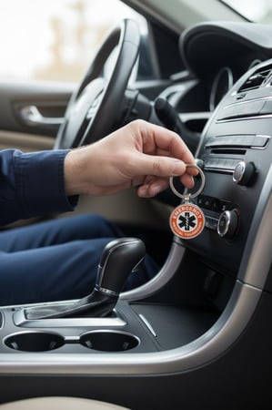 ميدالية مفاتيح مسعف