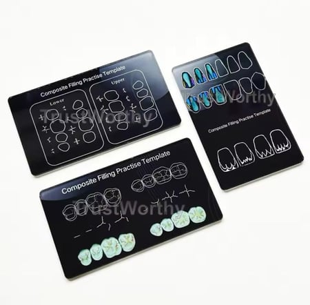 Composite Filling Practice Template