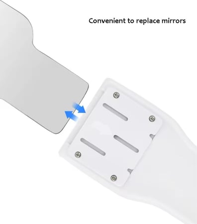 mirror with light and fan