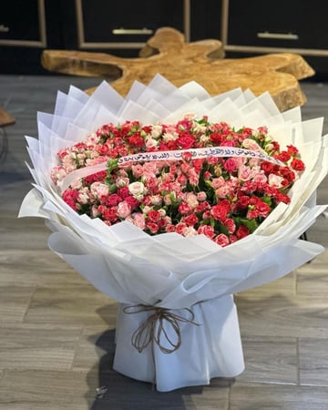 باقة ورد بيبي روز جامبو