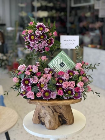 تنسيق ورد مع تشوكلت باتشي