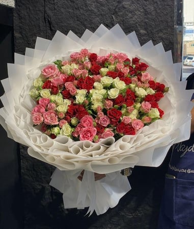 باقة بيبي روز ميكس الوان مميزة