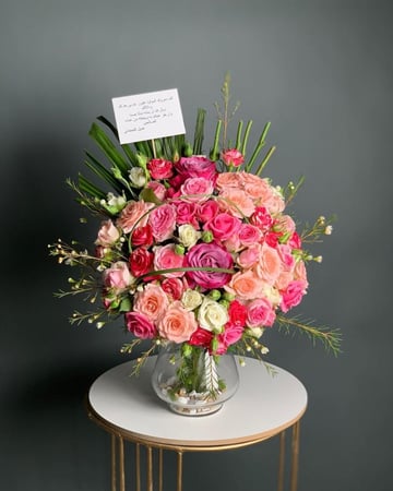 عرض فازة ورد ميكس بيبي روز