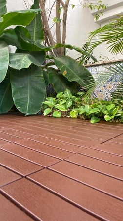 (9 حبات) باركيه بلاستيكي 30*30 - رقم الموديل(349)