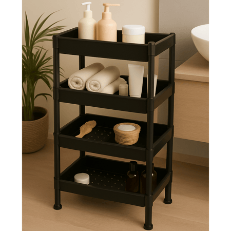 أرفف تخزين (متعددة الاستخدام) مستطيل صغير 4 دور- رقم الموديل(353A)