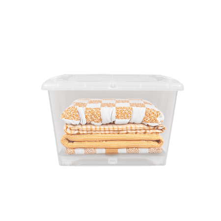 حافظة تخزين شفافة (بعجلات) 110 لتر- رقم الموديل(403)