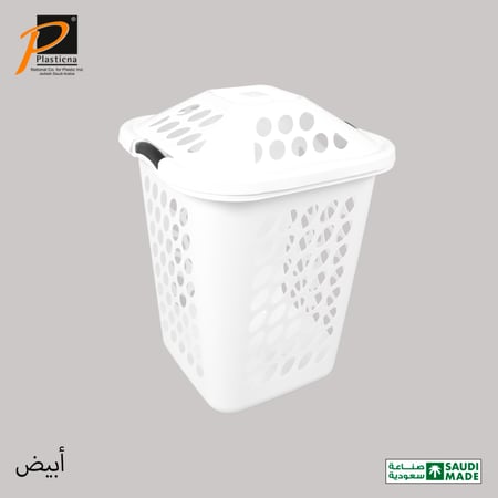 سلة غسيل مربعة مع غطاء (65 لتر)- رقم الموديل(445)