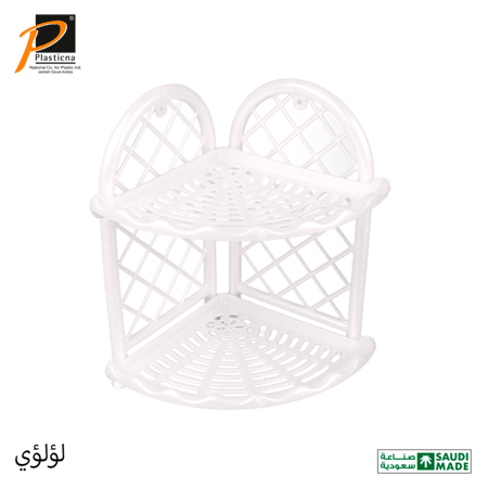 أرفف حمام ركن 2 دور- رقم الموديل(295-2)