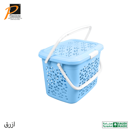 سلة بلاستيك للرحلات خفيفة الوزن وعملية