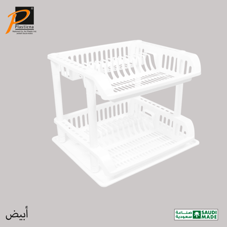 نشافة صحون مع صحن (2 دور) - رقم الموديل(476B)