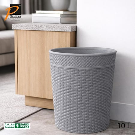 ﺳﻠﻪ ﻣﻬﻤﻼت ﺑﺎﻣﺒﻮ بدون غطاء 10 لتر - رقم الموديل(257)