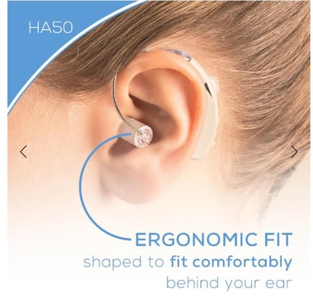 سماعة خلف الاذن لحالات ضعف السمع HEARING AMPLIFIER BEURER HA 50