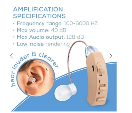 سماعة خلف الاذن لحالات ضعف السمع HEARING AMPLIFIER BEURER HA 50